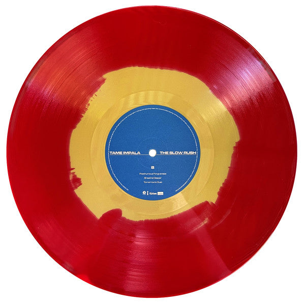 Tame Impala - The Slow Rush (Limited Edition, Red w/ Gold Splodge and Blue (Light) w/ Gold Splodge)