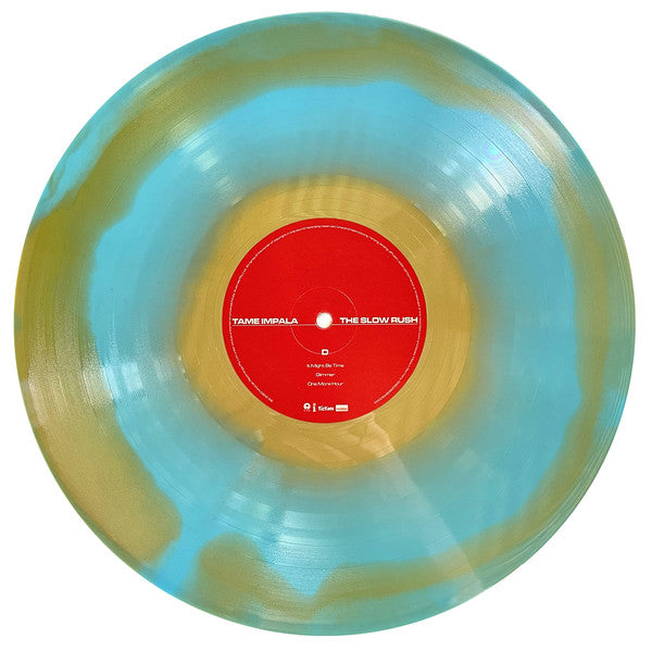 Tame Impala - The Slow Rush (Limited Edition, Red w/ Gold Splodge and Blue (Light) w/ Gold Splodge)